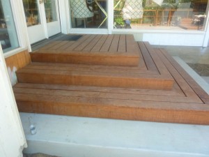 IPE deck before preservation