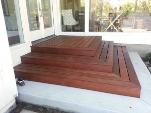 IPE deck after preservation