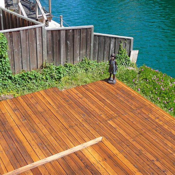 Natural Redwood Deck